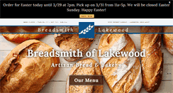 Desktop Screenshot of breadsmithcleveland.com